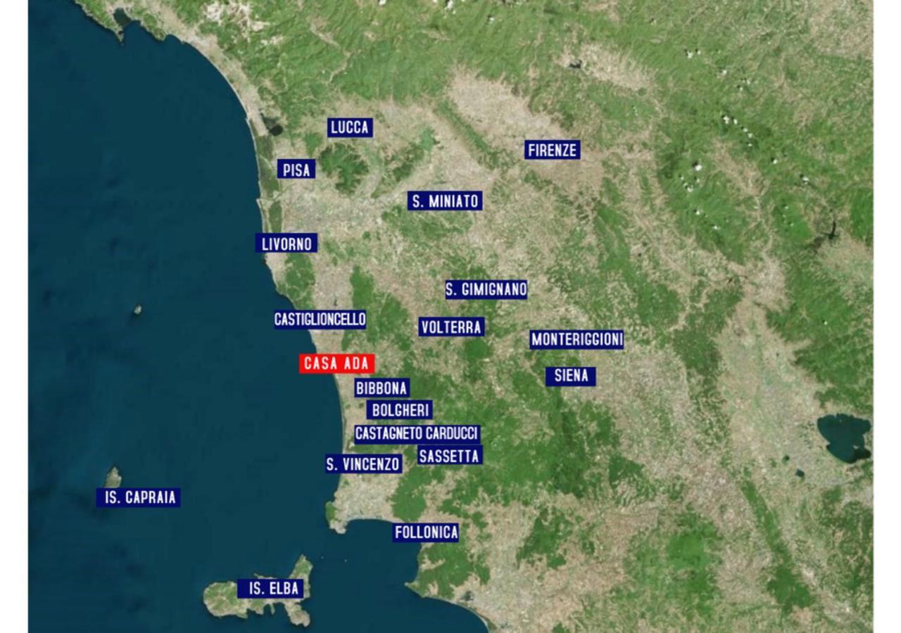 شقة Casa Ada A Marina Di Cecina By Zoom In Earth المظهر الخارجي الصورة